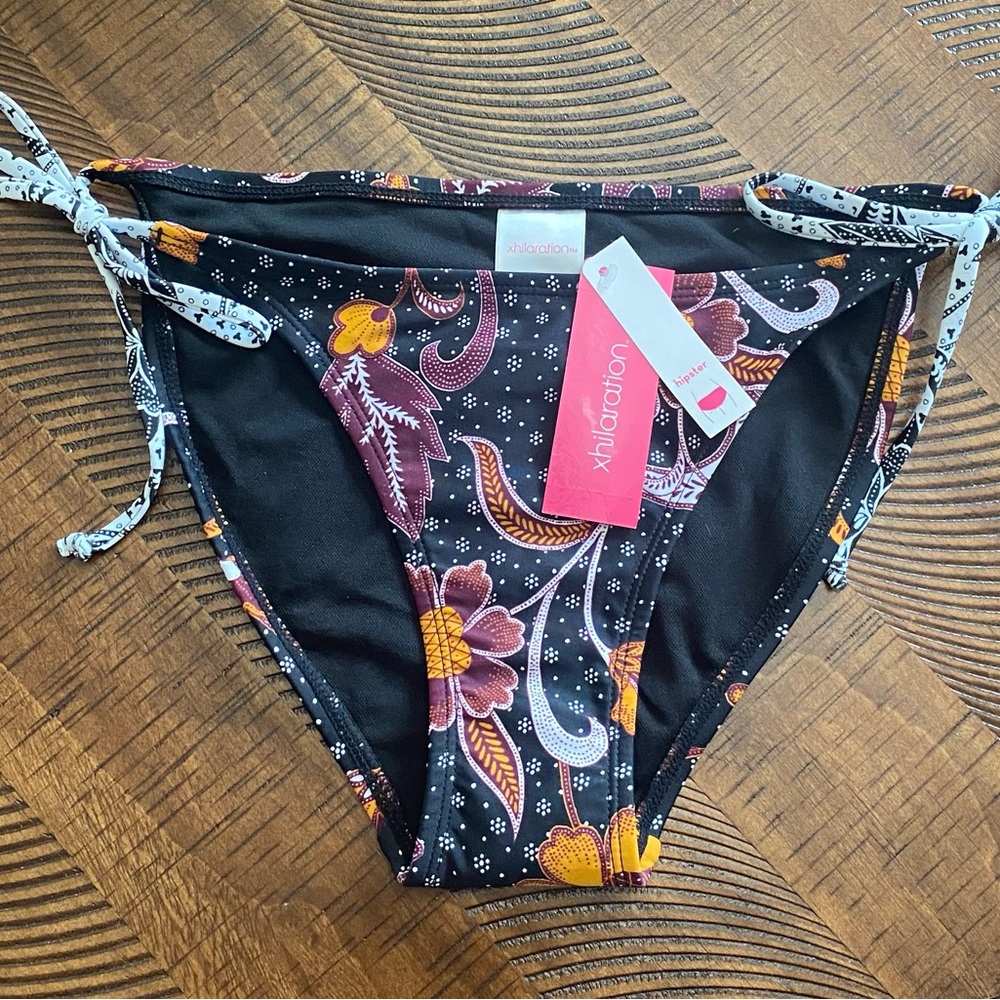 Xhilaration Paisley Tie-Side Bikini Bottom